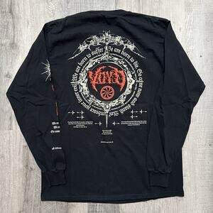Svdden Death Long Sleeve VOYD T Shirt Dubstep EDM Merch Black Concert Sz Medium